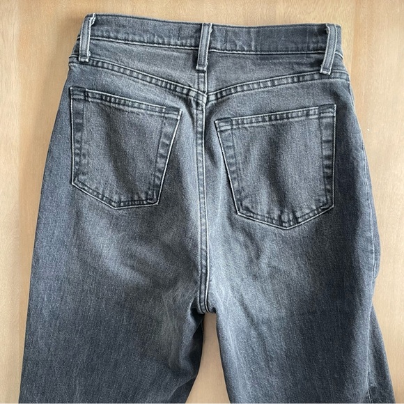 Abercrombie & Fitch The 90s Straight Ultra High Rise Curve Love Black Jeans - Picture 8 of 13